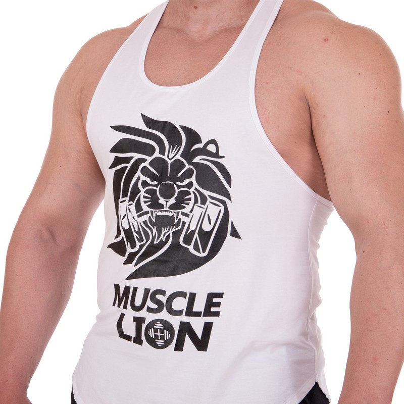 Майка борцівка чоловіча SP-Sport MUSCLE LION ML-1185 M-2XL кольори в асортименті