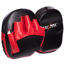 Міні-лапа боксерська вигнута тренувальна PU MAXXMMA MP04 15x15x4см 2штуки кольори в асортименті
