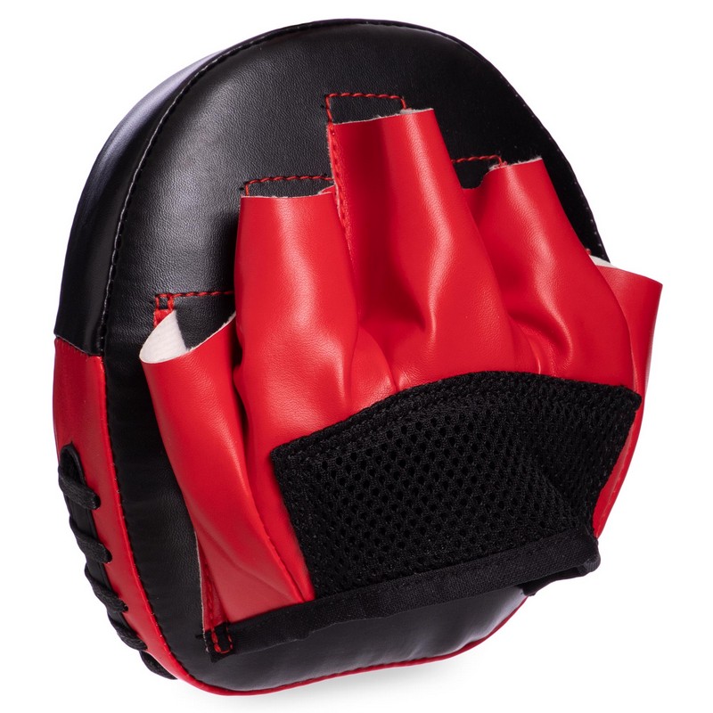 Міні-лапа боксерська вигнута тренувальна PU MAXXMMA MP04 15x15x4см 2штуки кольори в асортименті