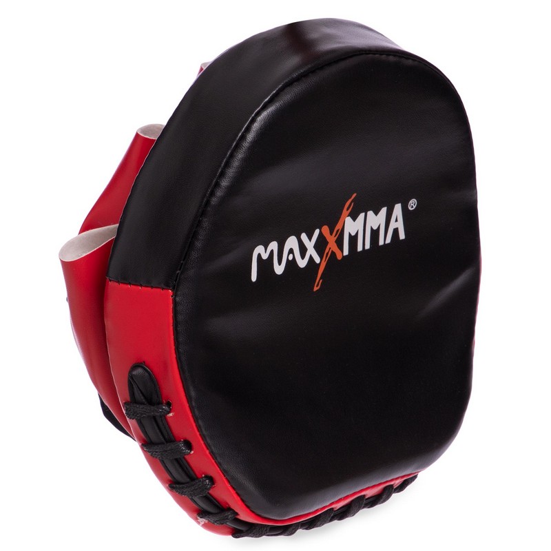 Міні-лапа боксерська вигнута тренувальна PU MAXXMMA MP04 15x15x4см 2штуки кольори в асортименті
