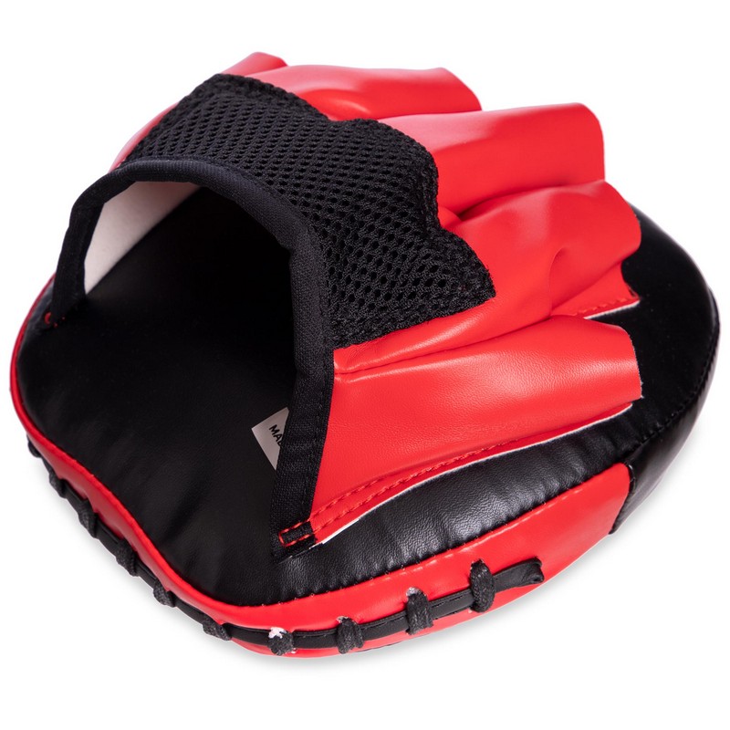 Міні-лапа боксерська вигнута тренувальна PU MAXXMMA MP04 15x15x4см 2штуки кольори в асортименті
