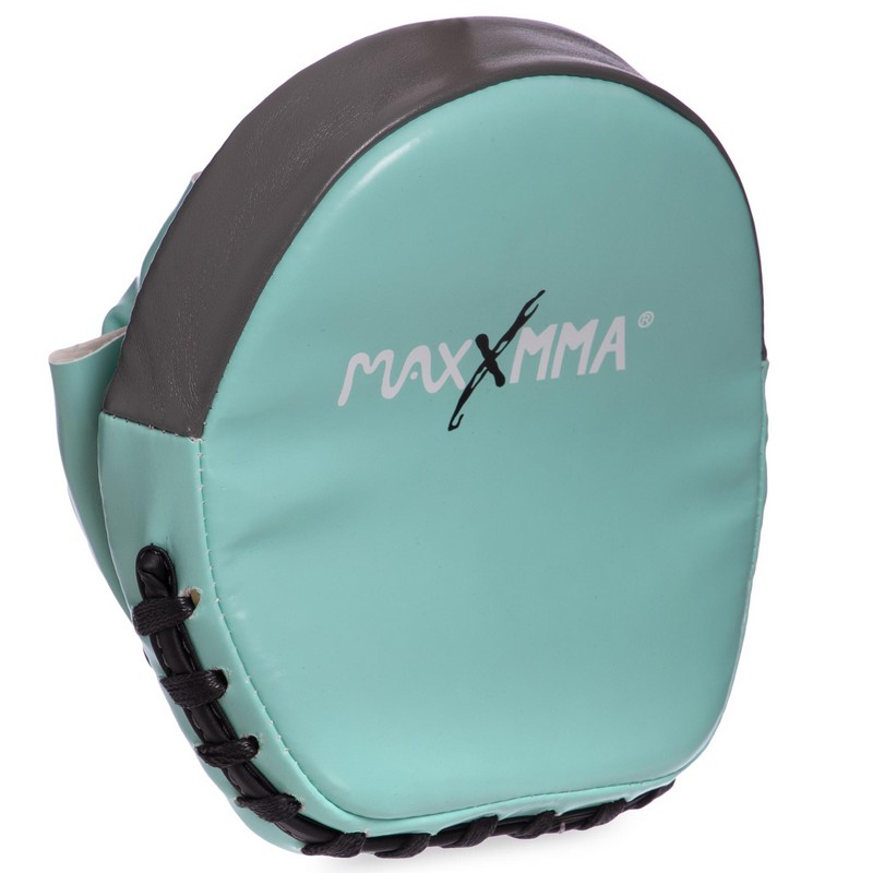 Міні-лапа боксерська вигнута тренувальна PU MAXXMMA MP04 15x15x4см 2штуки кольори в асортименті