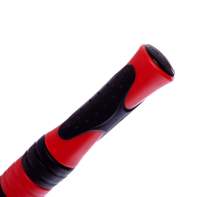 Масажер-палиця роликовий антицелюлітний 9 масажерів Massager Bar PRO-SUPRA MS-06-9 чорний-червоний
