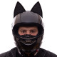 Мотошолом інтеграл (full face) Мото Кото з вушками NITRINOS NEKO MS-1650 M-XL кольори в асортименті