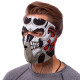 Маска лицьова вітрозахисна креативна термонавушники SP-Sport MS-4344-4 Tribal Skull чорний