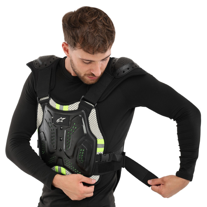 Мотопанцир для захисту спини та грудей Alpinestar MS-5542 M-XL чорний