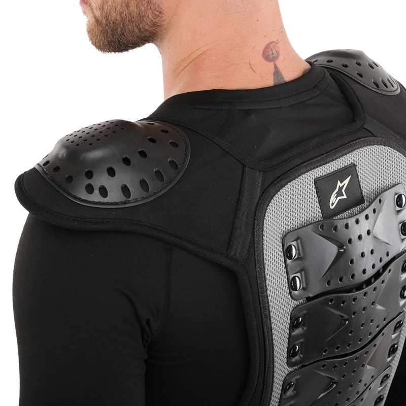 Мотопанцир для захисту спини та грудей Alpinestar MS-5542 M-XL чорний