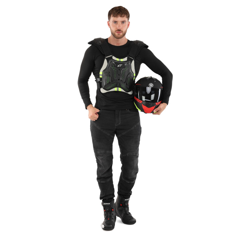 Мотопанцир для захисту спини та грудей Alpinestar MS-5542 M-XL чорний