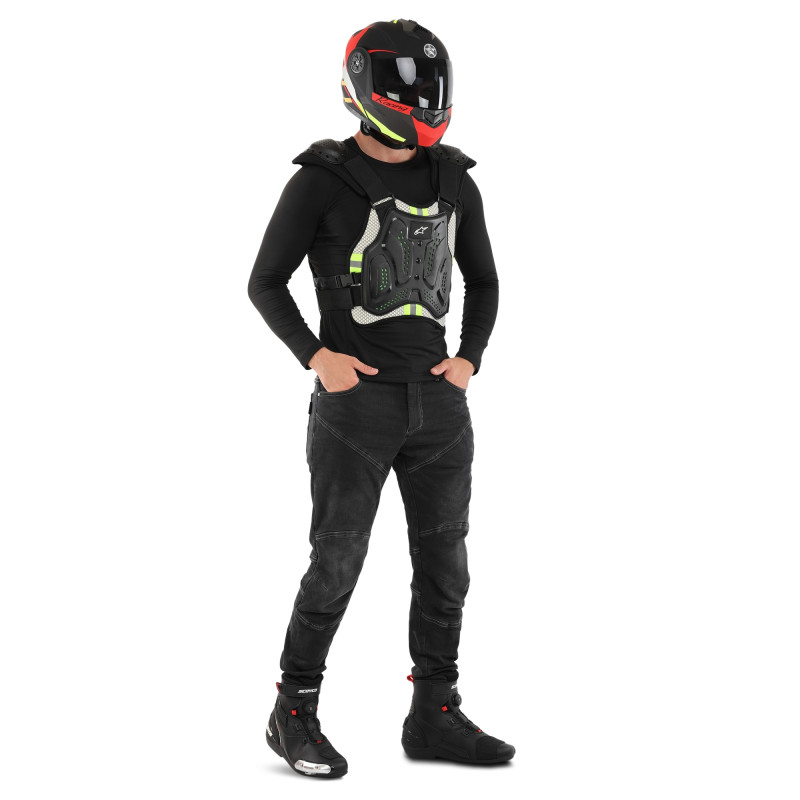 Мотопанцир для захисту спини та грудей Alpinestar MS-5542 M-XL чорний