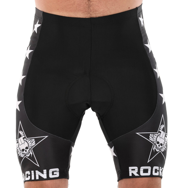 Велоформа літня джерсі та шорти SPOINT ROCK RACING MS-6818-BL M-3XL блакитний-чорний