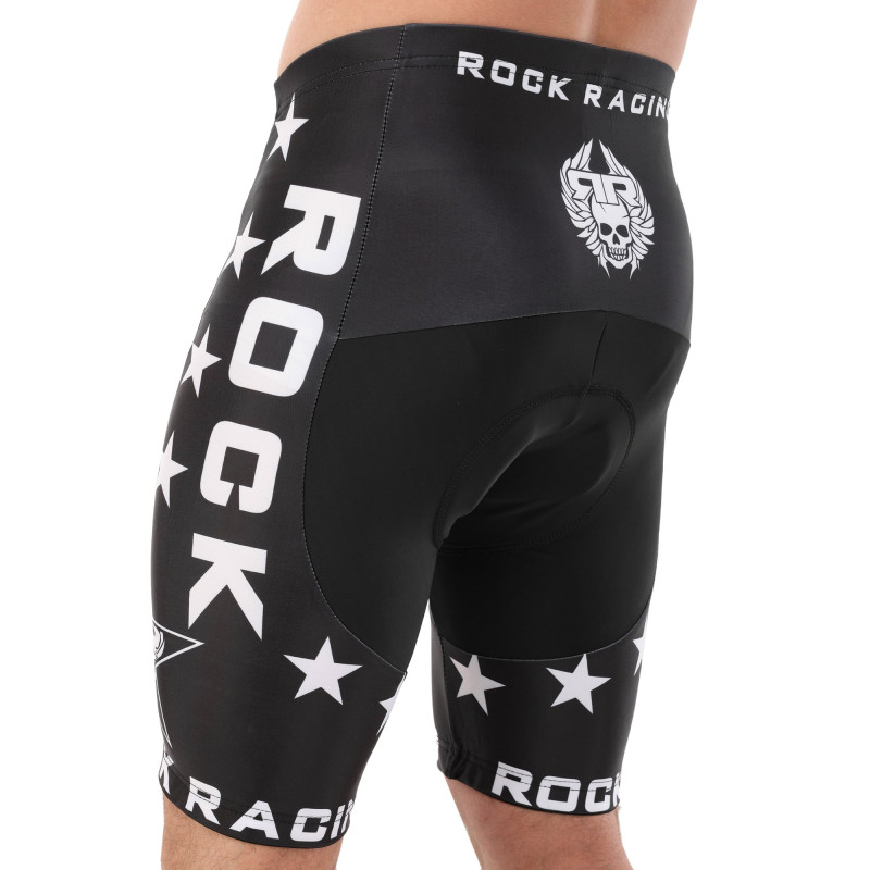 Велоформа літня джерсі та шорти SPOINT ROCK RACING MS-6818-BL M-3XL блакитний-чорний