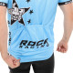 Велоформа літня джерсі та шорти SPOINT ROCK RACING MS-6818-BL M-3XL блакитний-чорний