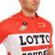 Велоформа літня джерсі та шорти SPOINT LOTTO MS-6818-R M-3XL червоний-чорний