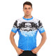 Велоформа літня джерсі та шорти SPOINT SKULL MS-6820-BL M-3XL синій-білий-чорний