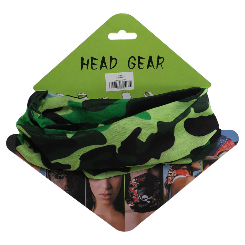 Бафф мультифункціональна пов'язка Buff HEAD GEAR SP-Sport MS-9287 кольори в асортименті