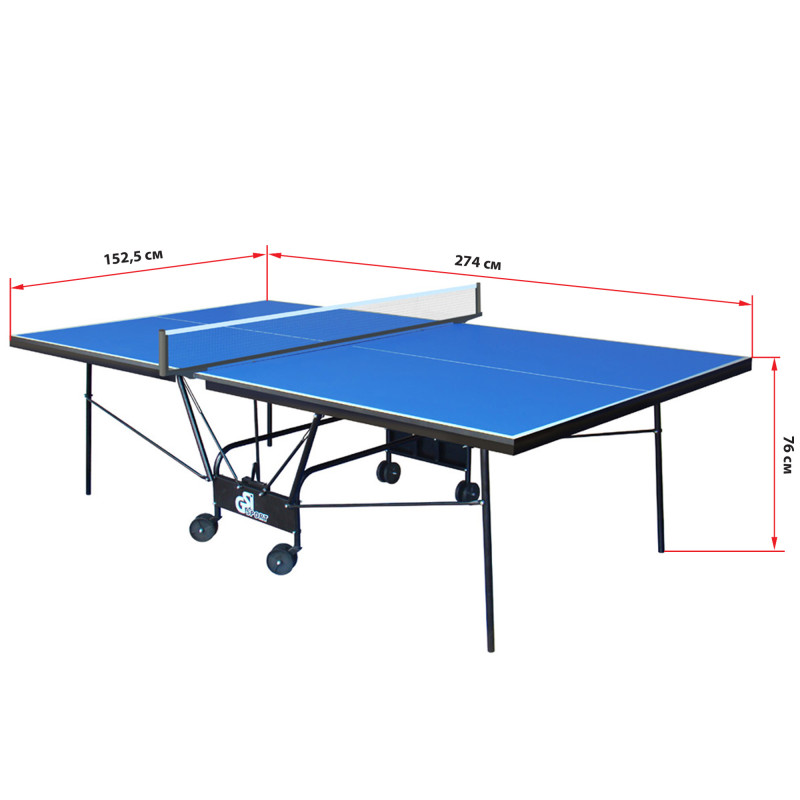 Стіл для настільного тенісу GSI-Sport Indoor Gk-5/Gp-5 MT-0932 кольори в асортименті