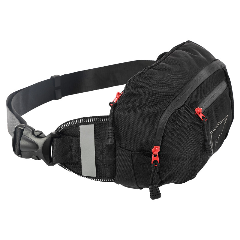 Сумка на пояс через плече бананка DAINESE MT-2713 5л 29х8х19см чорний
