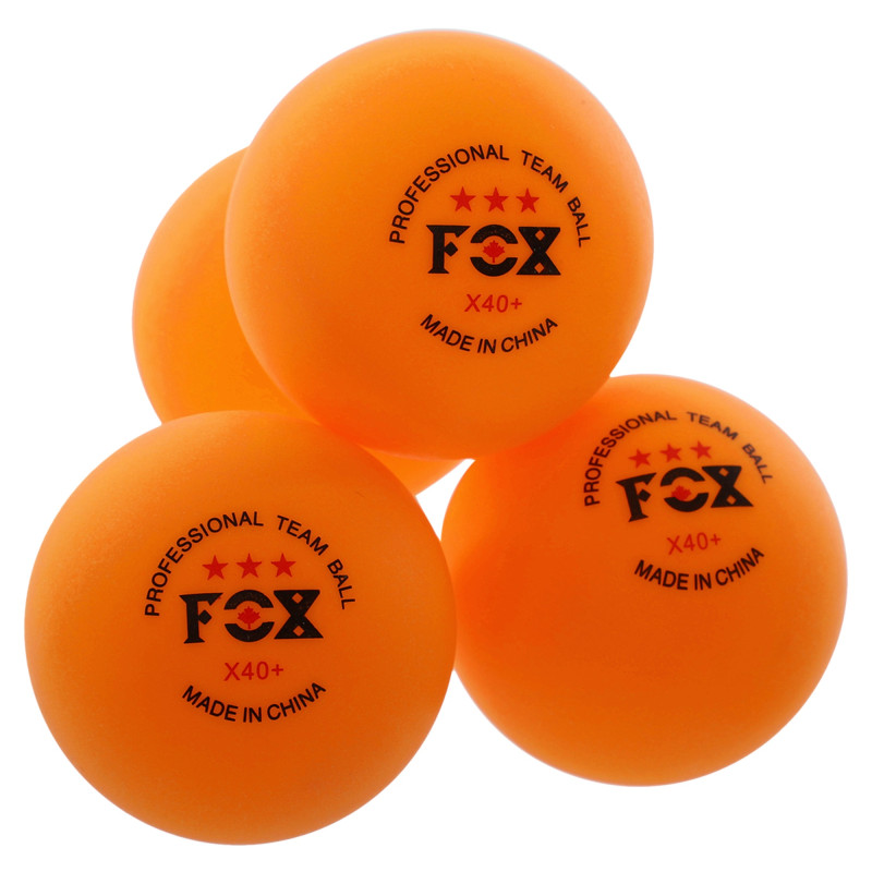 Набір м'ячів для настільного тенісу у пластиковому боксі FOX MT-8589 60шт кольори в асортименті