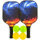 Набір для піклболу SP-Sport PICKLEBALL MT-8729 2 ракетки 4 м'ячі з чохлом
