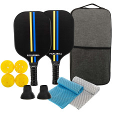 Набір для піклболу SP-Sport PICKLEBALL MT-8730 2 ракетки 4 м'ячі рушник з чохлом