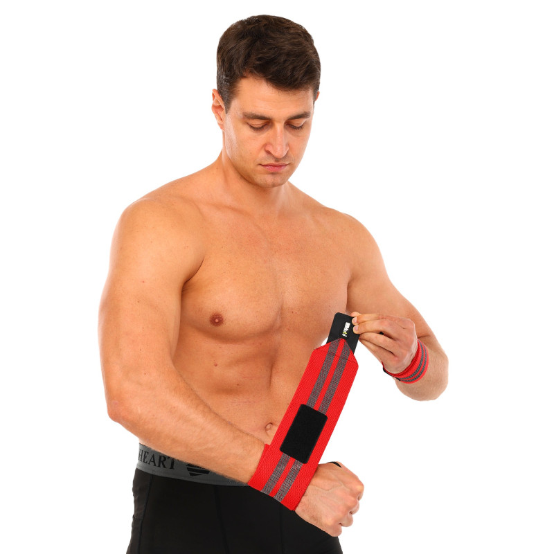Бинти кистьові для жиму STRENGTH WRIST WRAPS MUTE MT-9188-3 2штуки кольори в асортименті