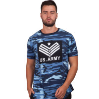 Футболка чоловіча SHORT ARMY SP-Sport N015 M-L камуфляж синій