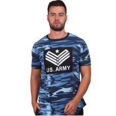 Футболка чоловіча SHORT ARMY SP-Sport N015 M-L камуфляж синій