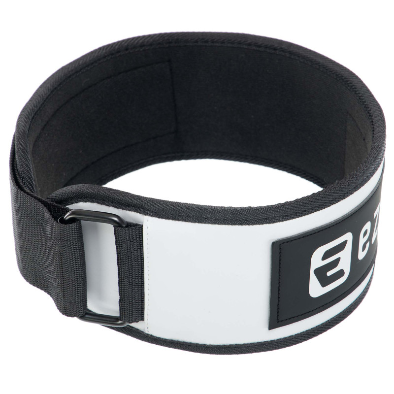 Пояс атлетичний текстильний EZOUS LEATHER SPROT BELT O-01 спинка-14см розмір S-L чорний
