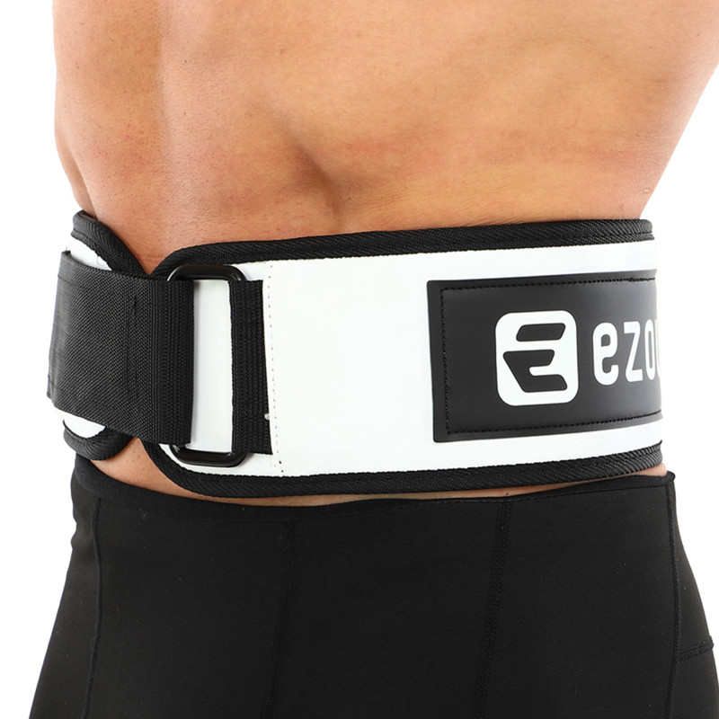 Пояс атлетичний текстильний EZOUS LEATHER SPROT BELT O-01 спинка-14см розмір S-L чорний