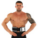 Пояс атлетичний текстильний EZOUS LEATHER SPROT BELT O-01 спинка-14см розмір S-L чорний