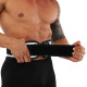 Пояс атлетичний текстильний EZOUS LEATHER SPROT BELT O-01 спинка-14см розмір S-L чорний
