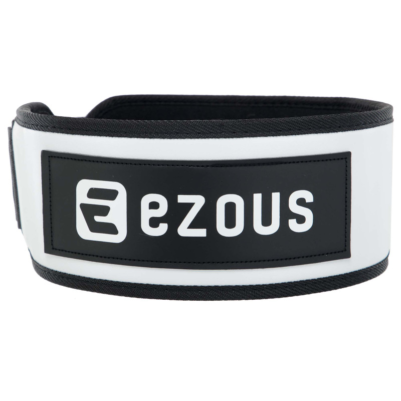 Пояс атлетичний текстильний EZOUS LEATHER SPROT BELT O-01 спинка-14см розмір S-L чорний