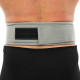 Пояс атлетичний посилений регульований QUICK LOCKING WEIGHTLITING BELT EZOUS O-02 спинка-10см розмір S-L сірий