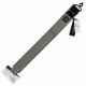 Пояс атлетичний посилений регульований QUICK LOCKING WEIGHTLITING BELT EZOUS O-02 спинка-10см розмір S-L сірий