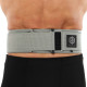 Пояс атлетичний посилений регульований QUICK LOCKING WEIGHTLITING BELT EZOUS O-02 спинка-10см розмір S-L сірий