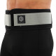 Пояс атлетичний текстильний EZOUS LIFTING BELT ARMOR O-03 спинка-17см розмір S-L чорний-сірий