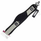 Пояс атлетичний текстильний EZOUS LIFTING BELT ARMOR O-03 спинка-17см розмір S-L чорний-сірий