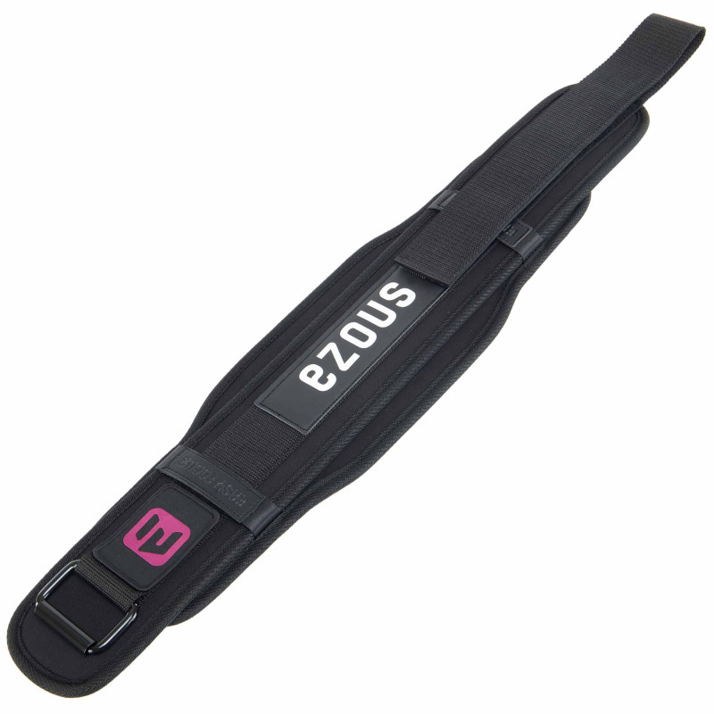 Пояс атлетичний текстильний EZOUS TRAINING BELT O-04 спинка-14см розмір S-L чорний