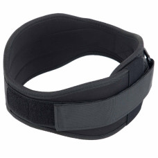 Пояс атлетичний текстильний EZOUS WEIGHT LIFTING BELT O-05 спинка-12см розмір S-L чорний