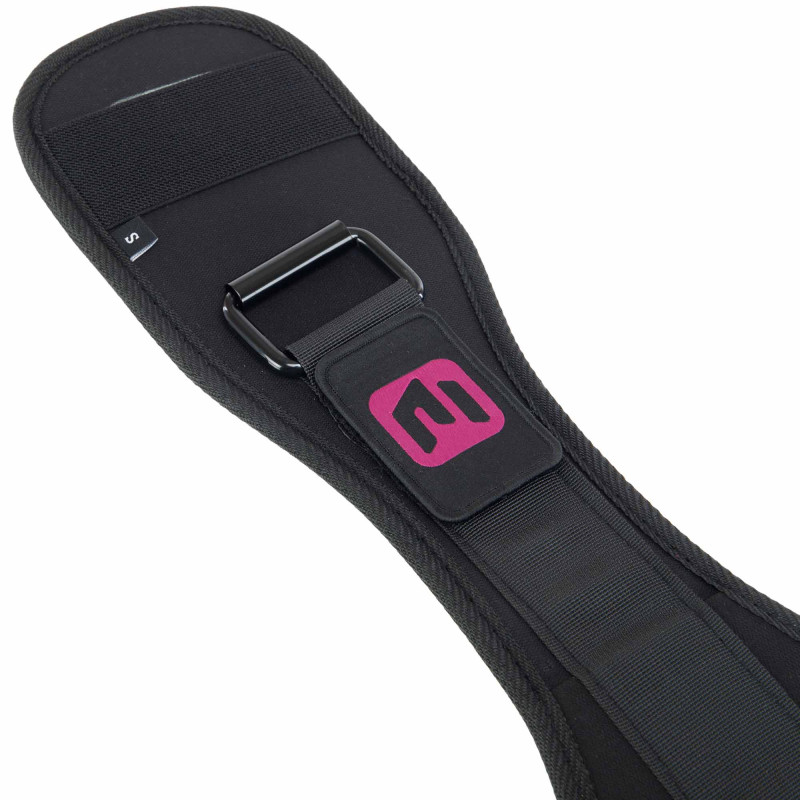 Пояс атлетичний текстильний EZOUS WEIGHT LIFTING BELT O-05 спинка-12см розмір S-L чорний