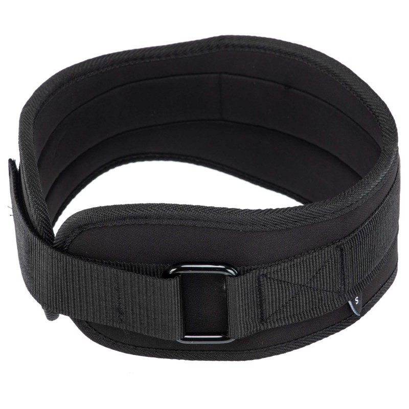Пояс атлетичний текстильний EZOUS LIFTING BELT O-06 спинка-15см розмір S-L чорний