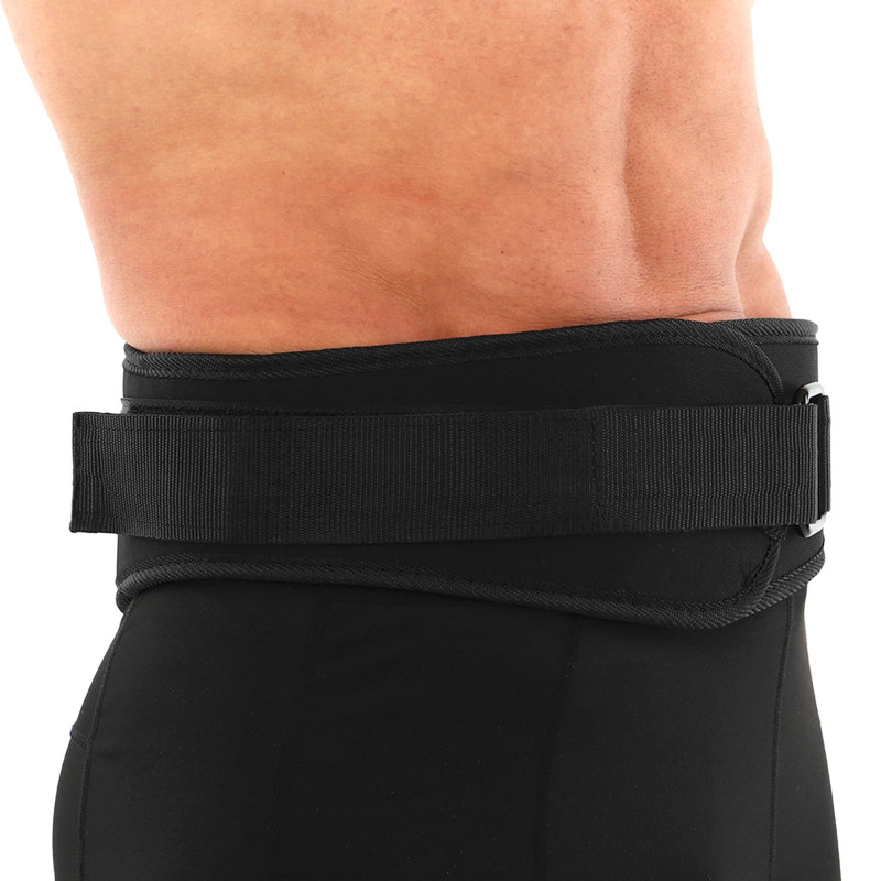 Пояс атлетичний текстильний EZOUS LIFTING BELT O-06 спинка-15см розмір S-L чорний