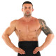 Пояс атлетичний текстильний EZOUS LIFTING BELT O-06 спинка-15см розмір S-L чорний