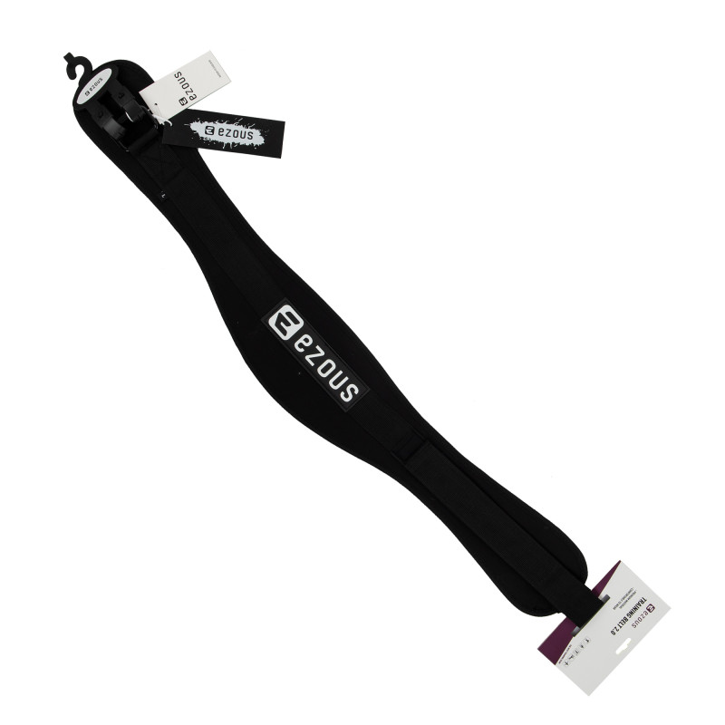 Пояс атлетичний текстильний EZOUS LIFTING BELT O-06 спинка-15см розмір S-L чорний