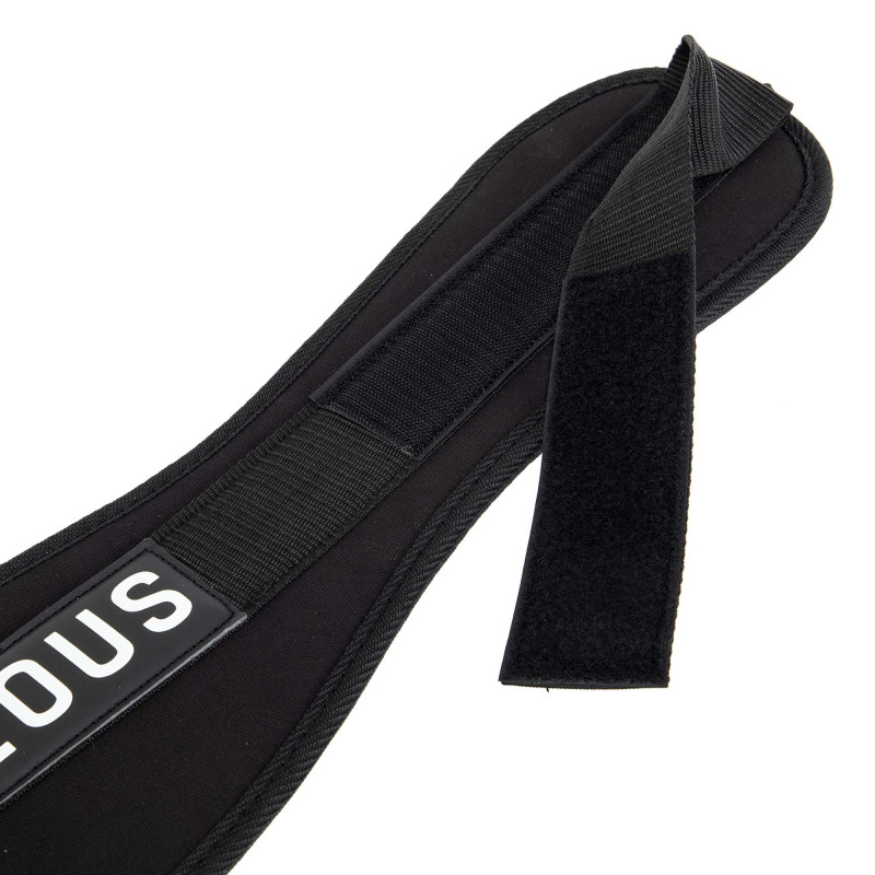 Пояс атлетичний текстильний EZOUS LIFTING BELT O-06 спинка-15см розмір S-L чорний
