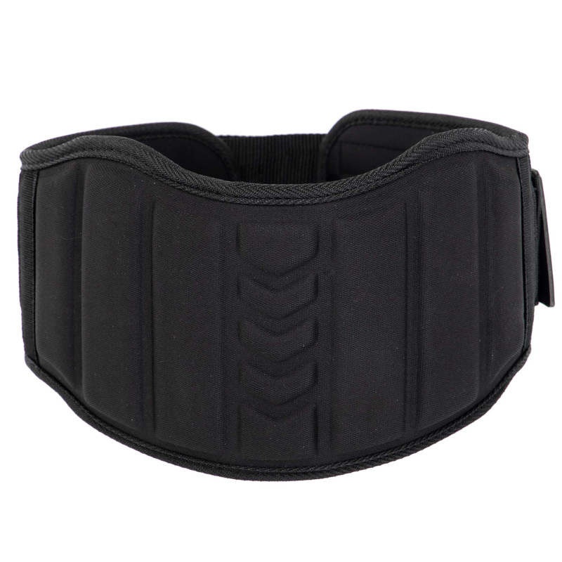 Пояс атлетичний текстильний EZOUS POWER BELT ARMOR O-07 спинка-18см розмір S-L чорний