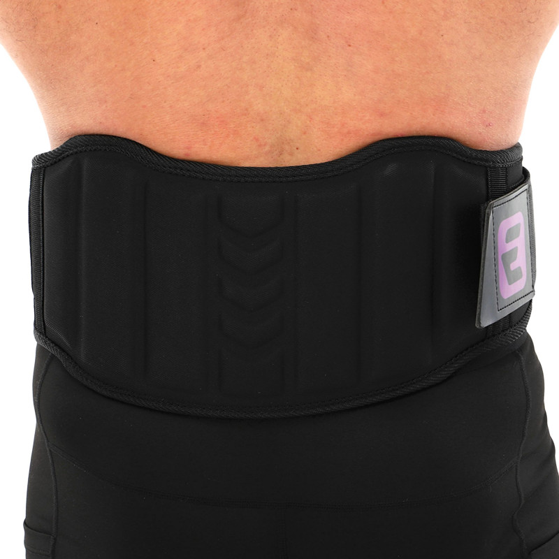 Пояс атлетичний текстильний EZOUS POWER BELT ARMOR O-07 спинка-18см розмір S-L чорний
