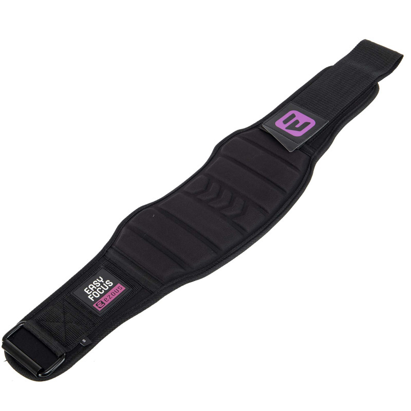 Пояс атлетичний текстильний EZOUS POWER BELT ARMOR O-07 спинка-18см розмір S-L чорний