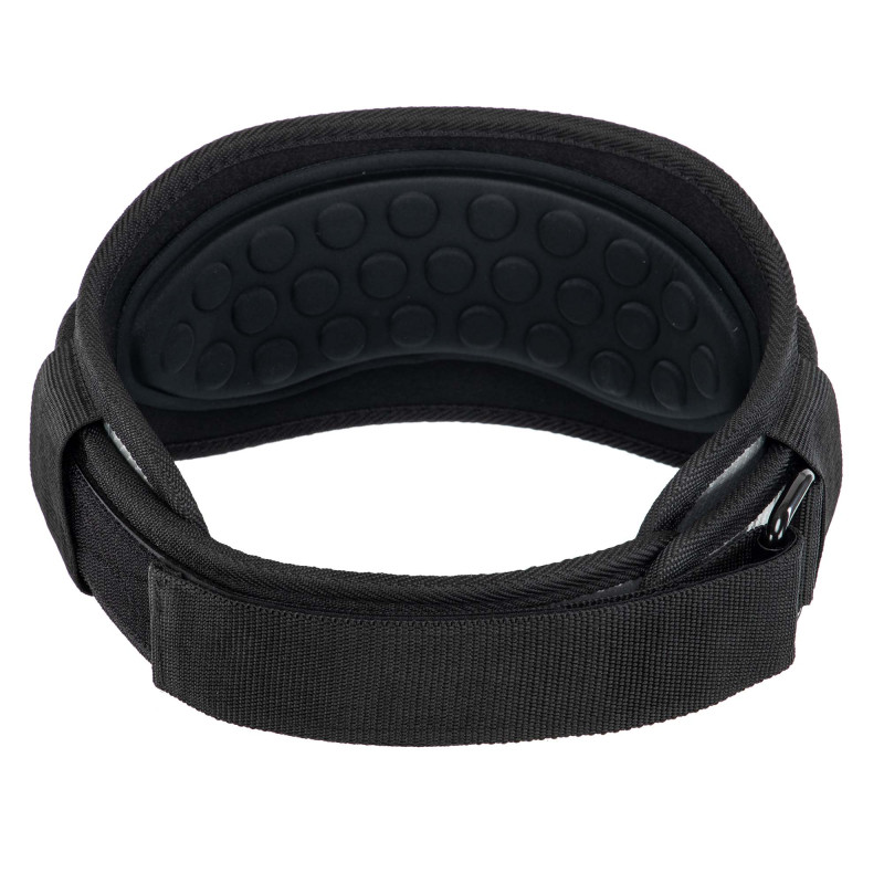 Пояс атлетичний текстильний EZOUS CARBON FIBER BELT WITH WAIST PAD O-08 спинка-16см розмір S-L чорний
