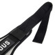 Пояс атлетичний текстильний EZOUS CARBON FIBER BELT WITH WAIST PAD O-08 спинка-16см розмір S-L чорний